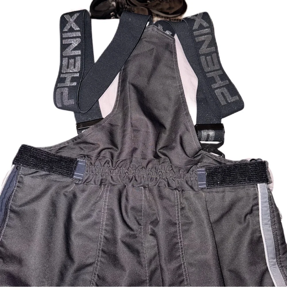 Phenix Snow Pants XL Ski Snowboard Black Suspenders Performance Winter Sports